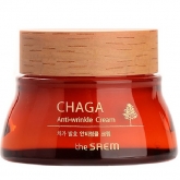 Омолаживающий крем для лица The Saem Chaga Anti-aging Cream